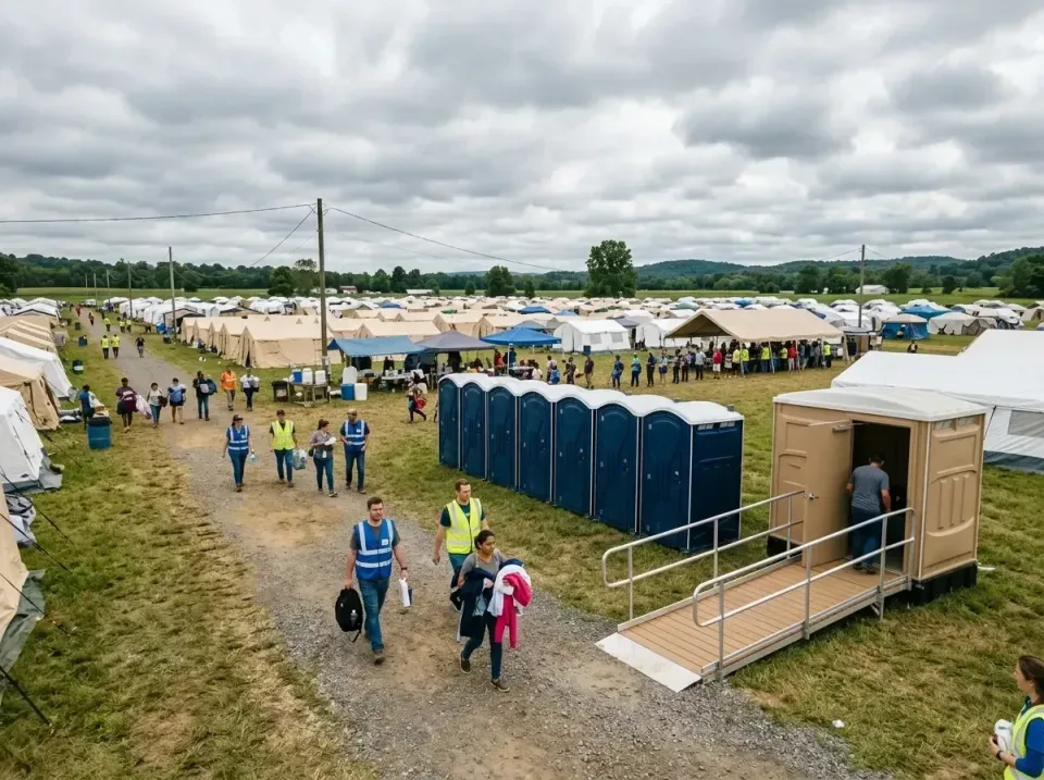 disaster-relief-camp-restrooms-010 — frequently asked questions, Dumpster & Portable Bathrooms Rental in Romney, WV